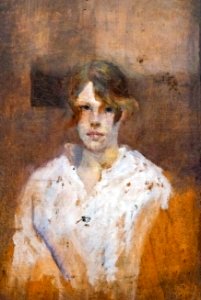 (Albi) La Blanchisseuse (verso d’Au bord de l’eau n°35) 1885 - Toulouse-Lautrec MTL.114