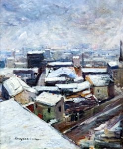 (Albi) Les toits de Paris vus de Montmartre - Edmond Lempereur (Ca 1895)