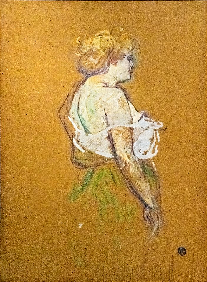 (Albi) Mademoiselle Lucie Bellanger 1896 - Toulouse-Lautrec MTL.194