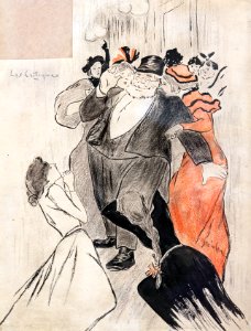 (Albi) Le critique de théâtre (Francisque Sarcey) - Théophile Alexandre Steinlen