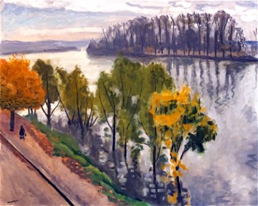 (Albi) La seine à la Frette en Automne (1938-39) - Albert Marquet MTL.inv312