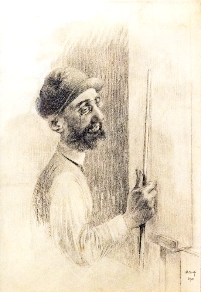 (Albi) Musée Toulouse-Lautrec - Profil de Toulouse-Lautrec Michel Manzi 1901