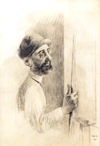 (Albi) Musée Toulouse-Lautrec - Profil de Toulouse-Lautrec Michel Manzi 1901