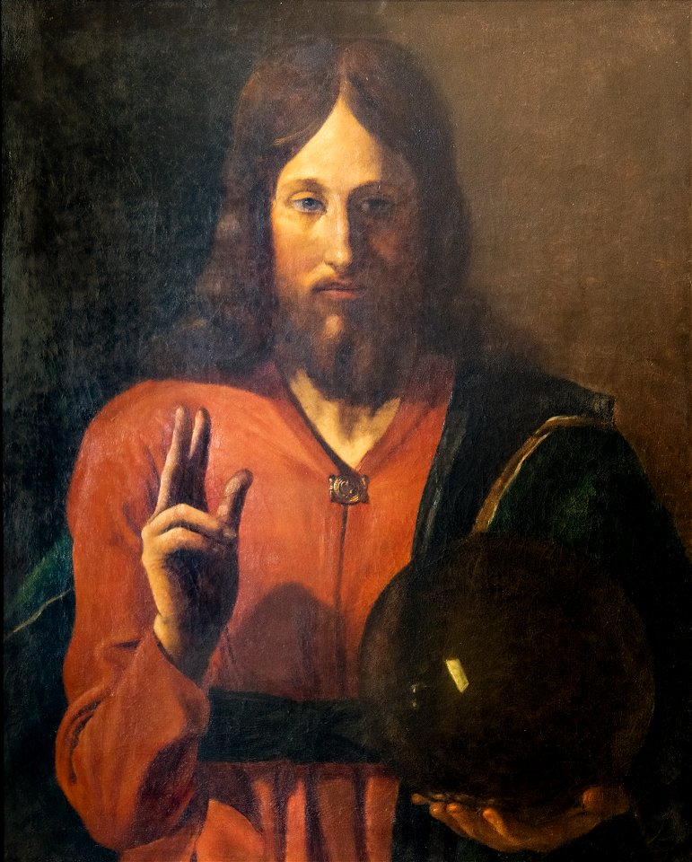 (Albi) Le Christ bénissant vers 1820 - D'après Georges de La Tour MTL.inv160