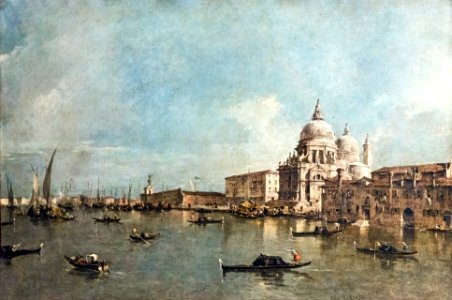 (Albi) L'église Santa Maria della Salute à Venise - Francesco Guardi - Coll cardinal de Bernis. MTL.inv.AA.P25
