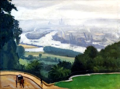 (Albi) Le port de Rouen (1925) - Albert Marquet MTL.inv313