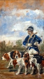 (Albi) Musée Toulouse-Lautrec - Valet de chiens - Toulouse-Lautrec 1880