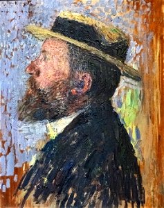 (Albi) Portrait de Jean Jaurès 1905 - Henri Martin - huile sur bois - acquis en 1939 MTL.inv.317
