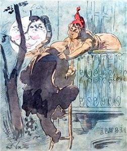 (Albi) La Marianne repousse l'intrus de l'Elysée - André Gill 1872