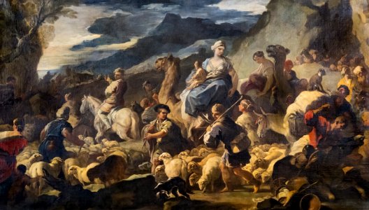 (Albi) Le départ de Jacob de chez Laban - Luca Giordano - Musée Toulouse-Lautrec