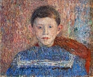 (Albi) Portrait de Louis Jaurès 1905 Henri Martin Huile sur toile - MTL.inv.MOD.318