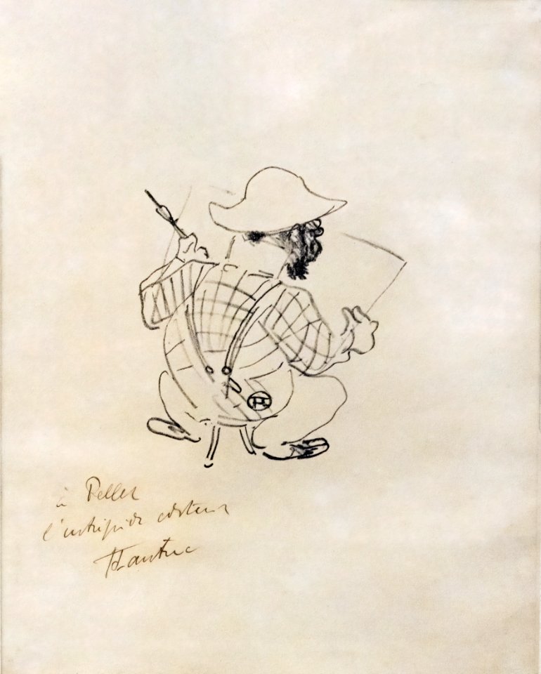 (Albi) Musée Toulouse-Lautrec - Henri de Toulouse-Lautrec 1896 crayon noir