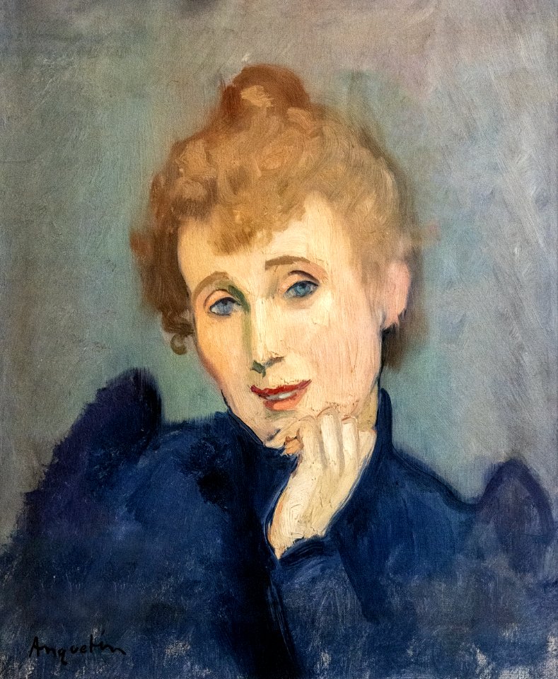 (Albi) Portait d'yvette Guilbert (1893) Louis Anquetin MTL.12