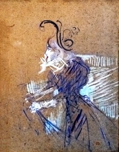 (Albi) Skatting professional beauty, M'lle Liane de Lancy au palais de glace - Toulouse-Lautrec - 1896 - MTL.192