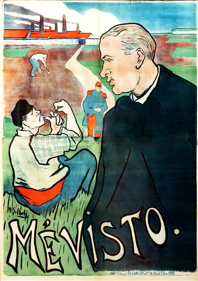 (Albi) Mévisto - Henri-Gabriel Ibels 1892 Lithographie