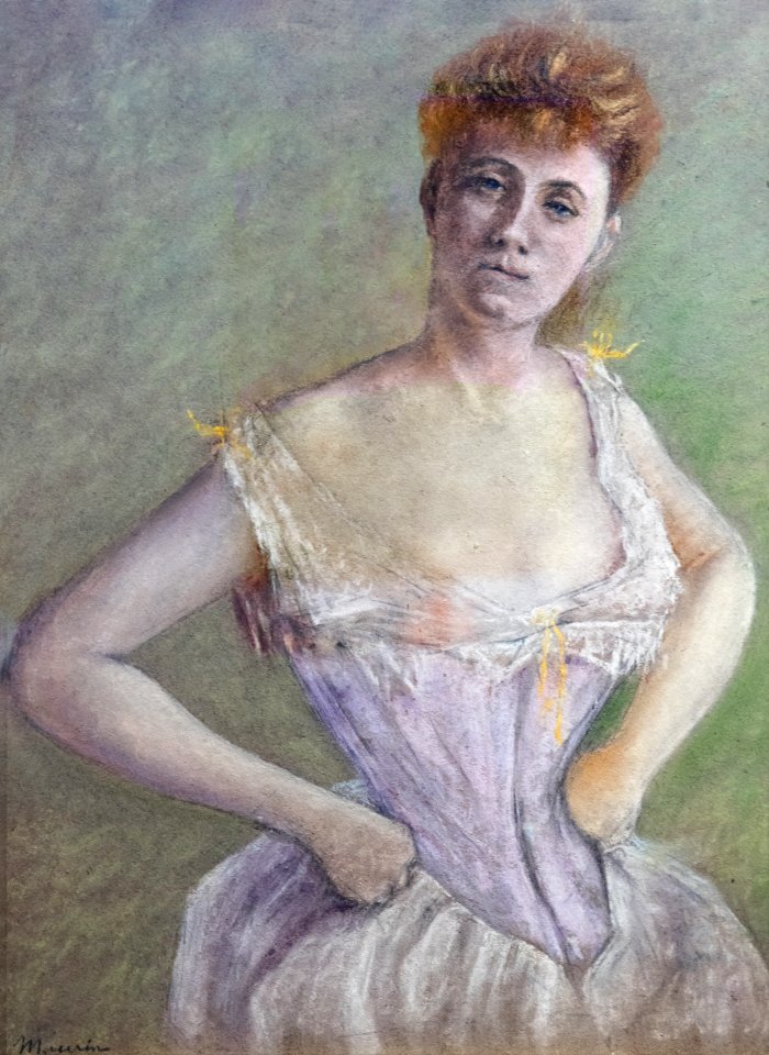 (Albi) Sans titre (Prostituée en colère) (1892-95) Charles Maurin - pastel sur papier