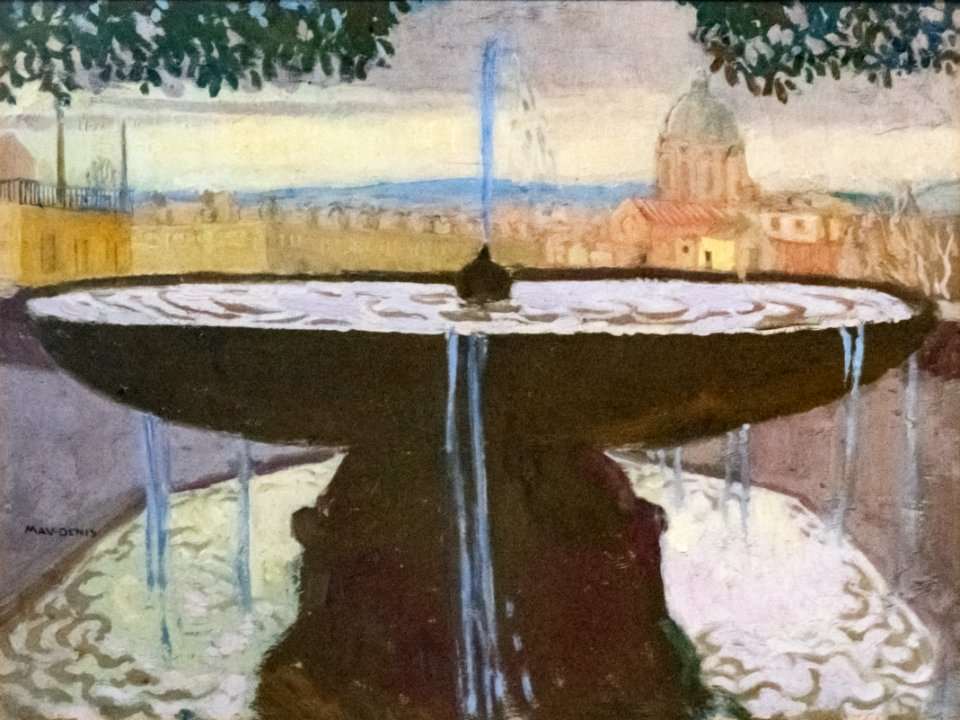(Albi) Vasque de la villa Médicis - Maurice Denis MTL.inv142