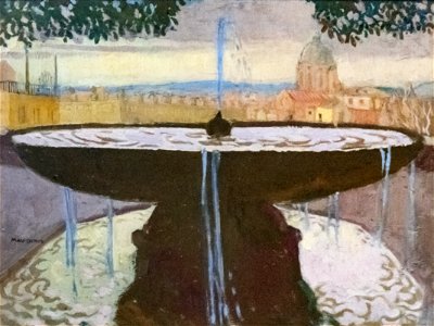 (Albi) Vasque de la villa Médicis - Maurice Denis MTL.inv142