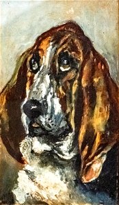 (Albi) Tête de chien courant - Toulouse-Lautrec 1880 - Musée Toulouse-Lautrec MTL29