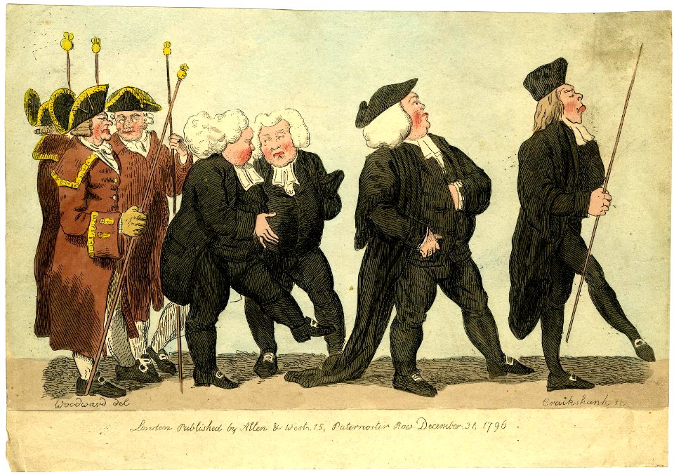 (An Oxford procession.) (BM 1927,0308.124)