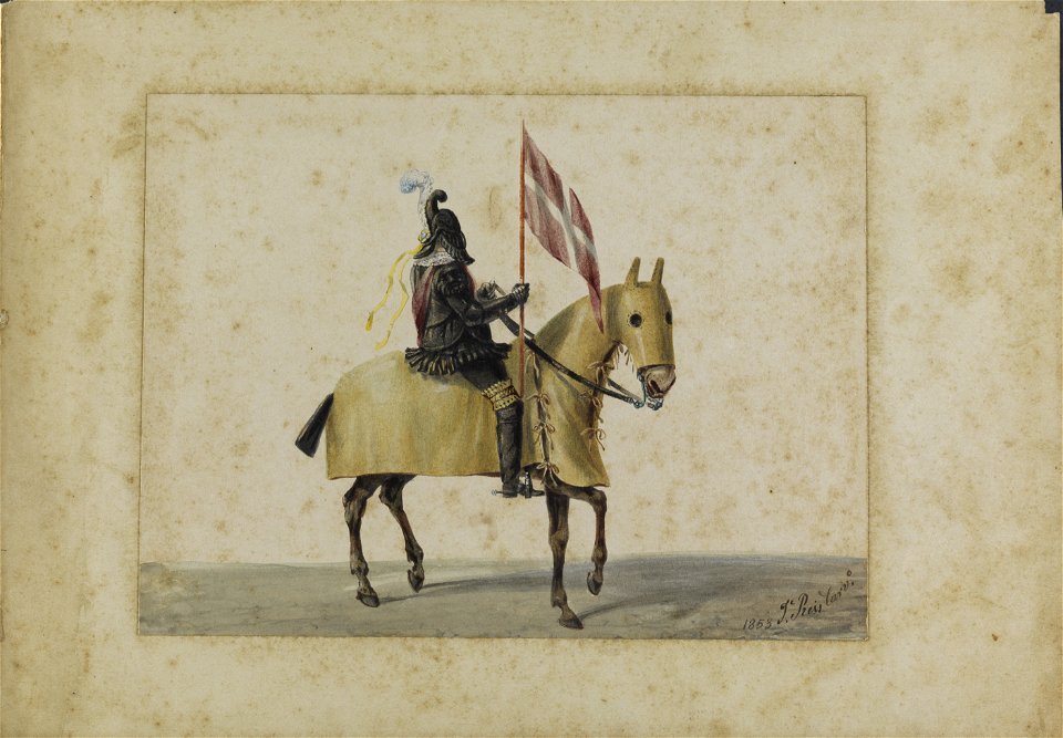 (Capitão das guardas no cortejo de São Jorge), da Coleção Brasiliana Iconográfica
