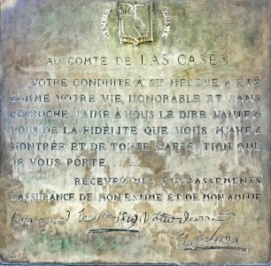 (Lavaur) Monument de Las Cases - Lettre de Napoléon à de Las Cases - Jean-Marie Bonnassieux
