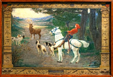 (Lavaur) Le Miracle de saint Hubert (pour Henri Ymart) - Henri Rachou