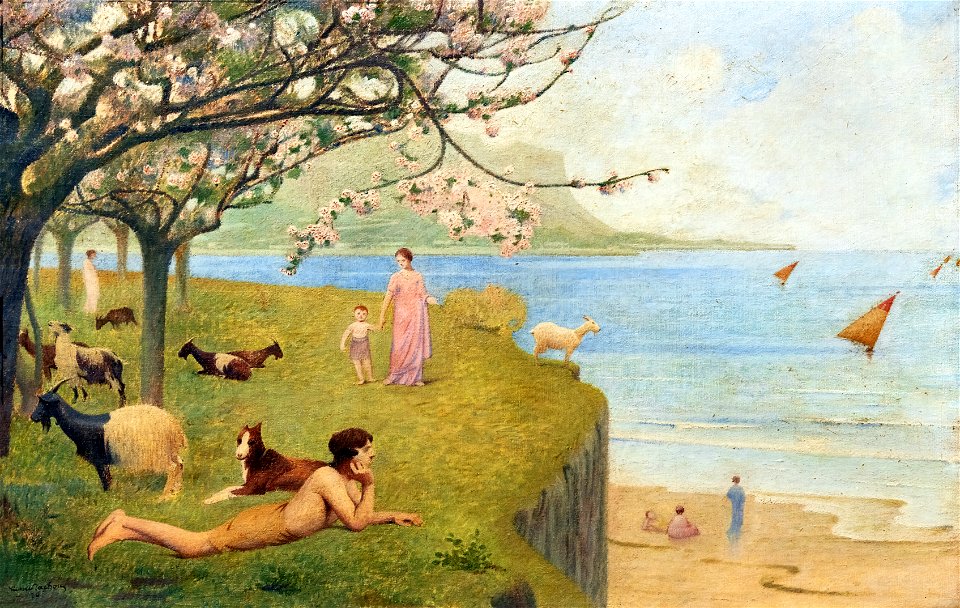 (Lavaur) Le Printemps - Henri Rachou 1920