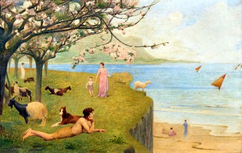 (Lavaur) Le Printemps - Henri Rachou 1920