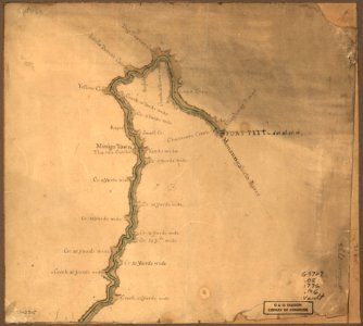 (Map of the Ohio River from Fort Pitt. LOC gm71002315
