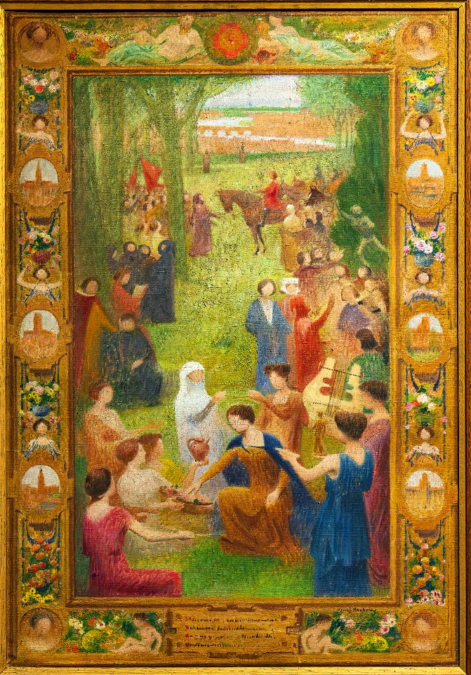 (Lavaur) Maquette pour la tapisserie de Toulouse - Henri Rachou 1913 Mobilier National, Les Gobelins