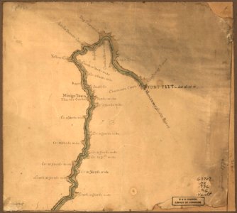 (Map of the Ohio River from Fort Pitt. LOC gm71002315
