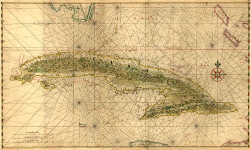 (Map of the complete island of Cuba). LOC 2003623399