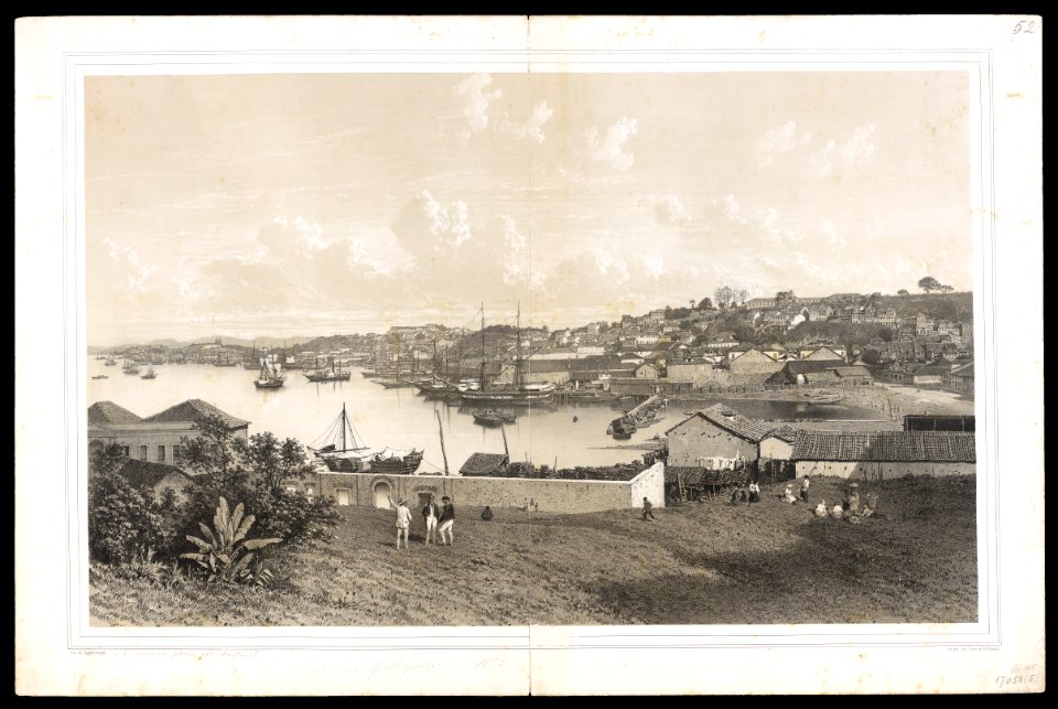 (Rio de Janeiro, A Prainha, tomada da Saude), da Coleção Brasiliana Iconográfica