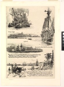 (Plate II, illustrating the poem) 'Our Fathers' (1913) by Captain Ronald A. Hopwood, RN RMG PW2159