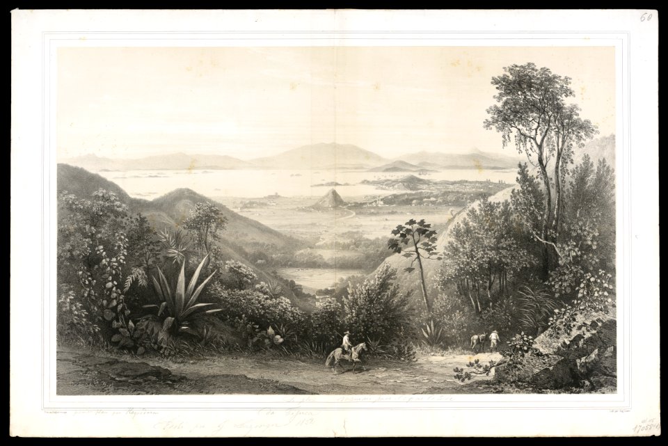 (Rio de Janeiro, tomado de Boa-vista da Tijuca), da Coleção Brasiliana Iconográfica