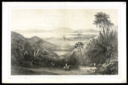 (Rio de Janeiro, tomado de Boa-vista da Tijuca), da Coleção Brasiliana Iconográfica