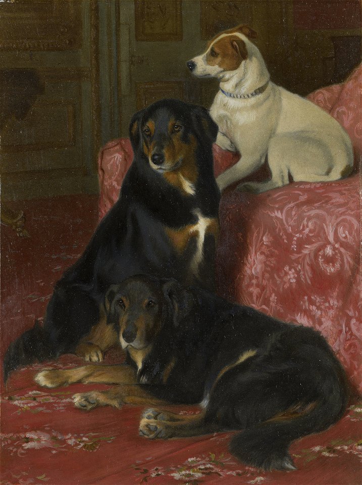 (Robert) Reuben Cole (1850-1919) - Noble, Noble and Spot - RCIN 406561 - Royal Collection