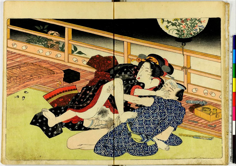 (Shunka shuto) Shiki no nagame (春夏秋冬) 色の詠 (In Praise of Love (in the Four Seasons)) (BM 1981,0813,0.1.2 18)