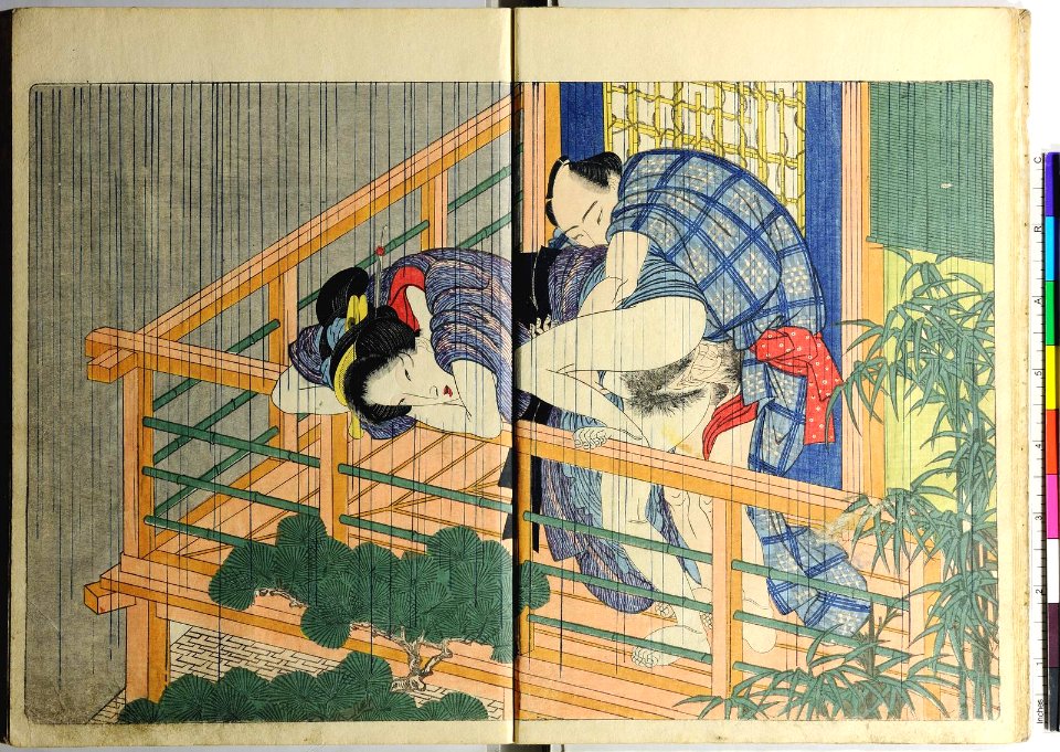 (Shunka shuto) Shiki no nagame (春夏秋冬) 色の詠 (In Praise of Love (in the Four Seasons)) (BM 1981,0813,0.1.2 33)