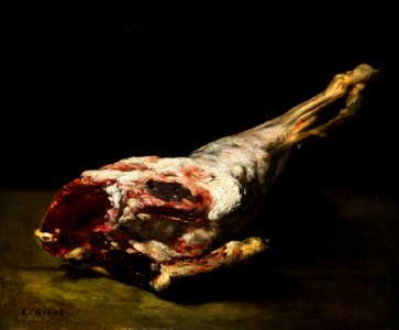 (Toulouse) Un gigot Théodule Ribot - La Tronche, musée Hebert (Dépot Orsay)