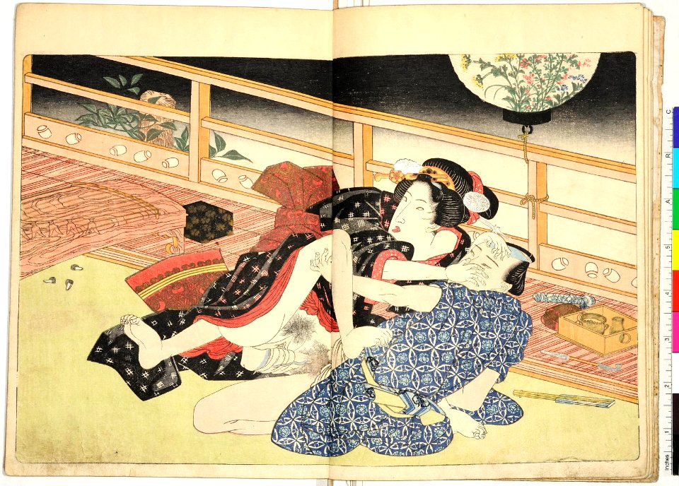 (Shunka shuto) Shiki no nagame (春夏秋冬) 色の詠 (In Praise of Love (in the Four Seasons)) (BM 1981,0813,0.1.2 28)