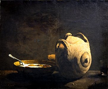 (Toulouse) Nature morte aux œufs sur le plat - Théodule Ribot - Senlis, musée d'art et d'archéologie JocondeM0809005323