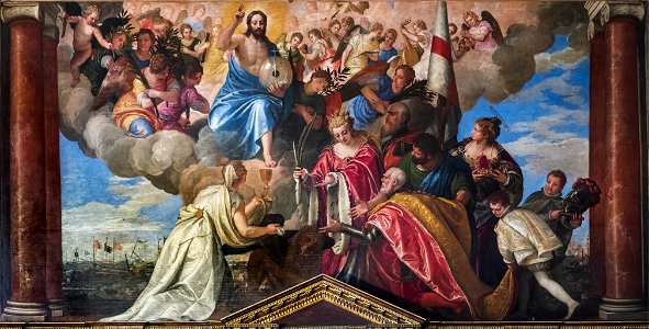 (Venice) Ritratto votivo del doge Sebastiano Venier - Paolo Veronese