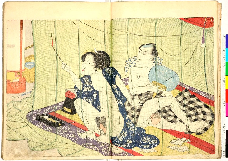 (Shunka shuto) Shiki no nagame (春夏秋冬) 色の詠 (In Praise of Love (in the Four Seasons)) (BM 1981,0813,0.1.2 22)