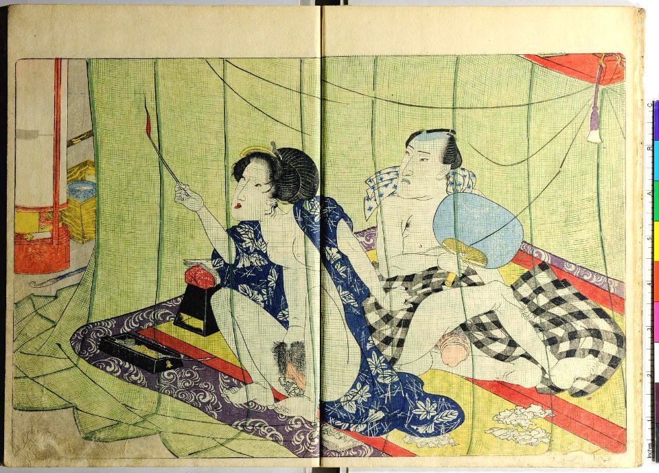 (Shunka shuto) Shiki no nagame (春夏秋冬) 色の詠 (In Praise of Love (in the Four Seasons)) (BM 1981,0813,0.1.2 30)