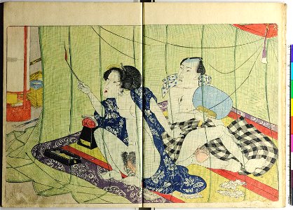 (Shunka shuto) Shiki no nagame (春夏秋冬) 色の詠 (In Praise of Love (in the Four Seasons)) (BM 1981,0813,0.1.2 30)
