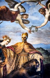 (Venice) Allegoria della vittoria sulla Lega di Cambrai - Palma il Giovane - Doge Leonardo Loredan