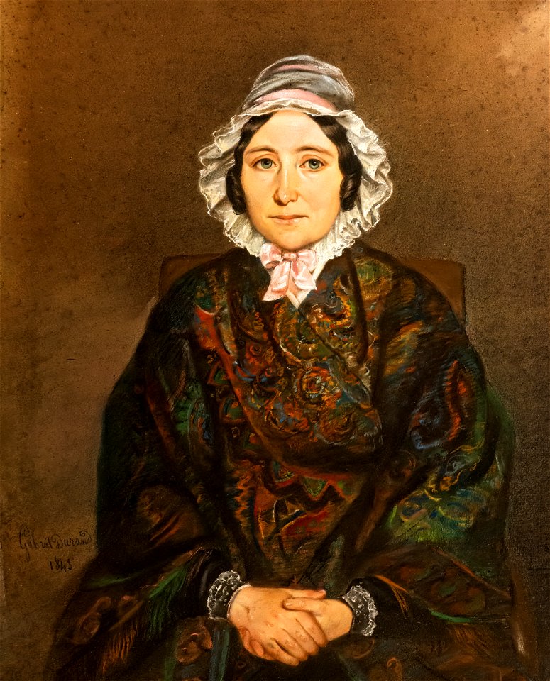 (Toulouse) Portrait de Madame Josèphe Carrié, née Fauré (1843) Gabriel Durand - Musée du Vieux Toulouse inv.08.1417