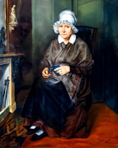 (Toulouse) Mme Durand, mére du peintre - Gabriel Durand (1842) Pastel - Musée du Vieux Toulouse inv.T1933